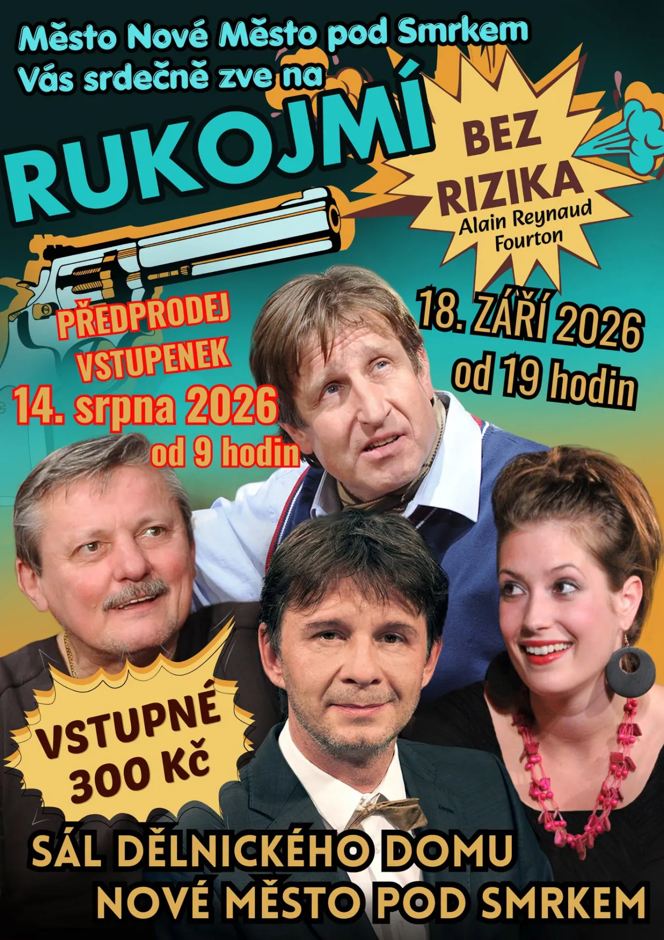 Divadeln&iacute; představen&iacute; Rukojm&iacute; bez rizika 18.9.2026