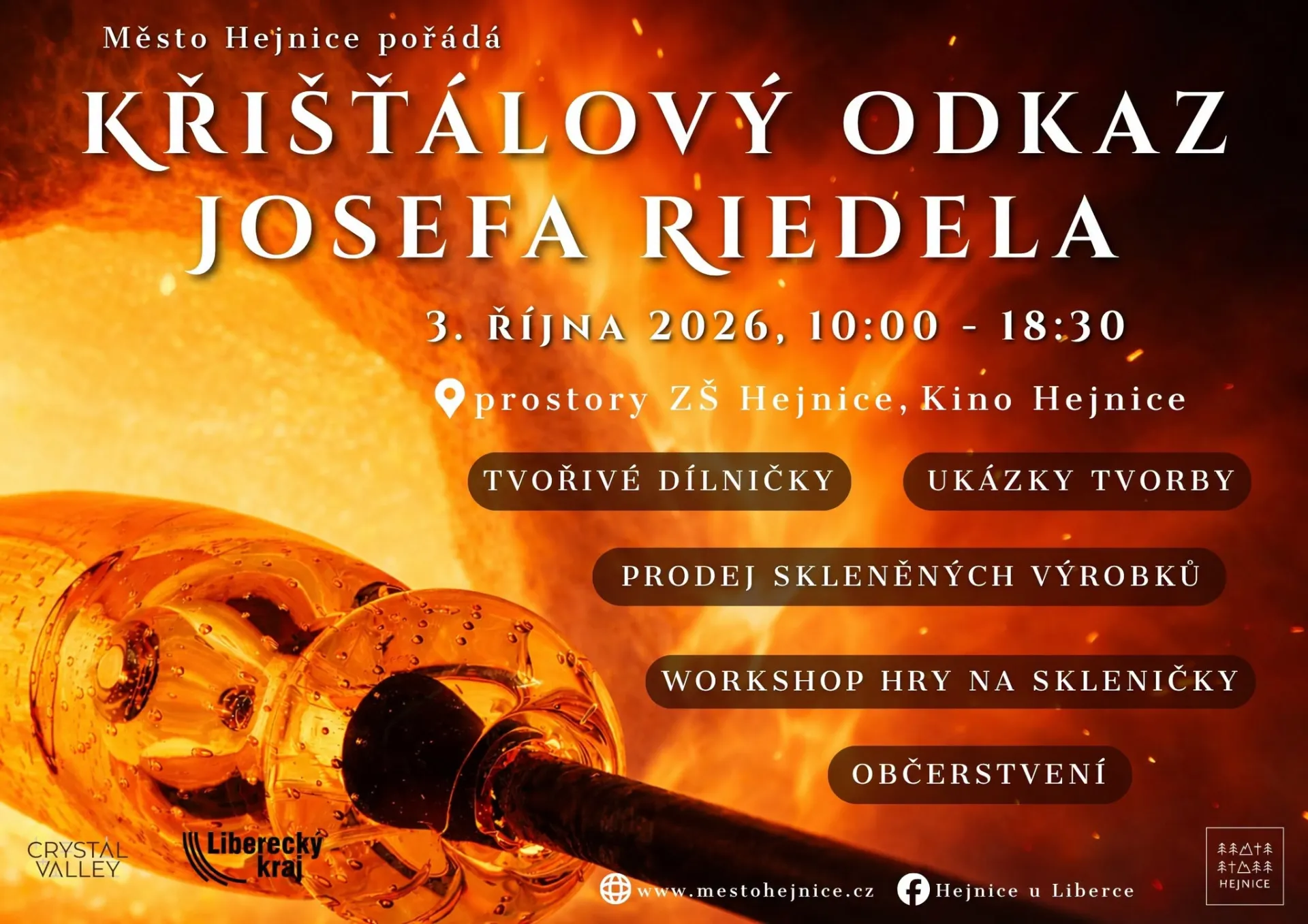 Kři&scaron;ť&aacute;lov&yacute; odkaz Josefa Riedela 3.10.2026