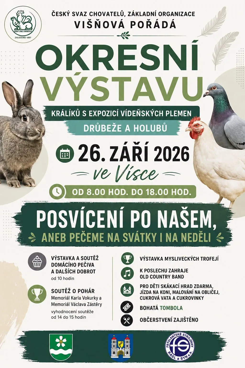 Okresn&iacute; v&yacute;stava ve Vi&scaron;ňov&eacute; 26.9.2026