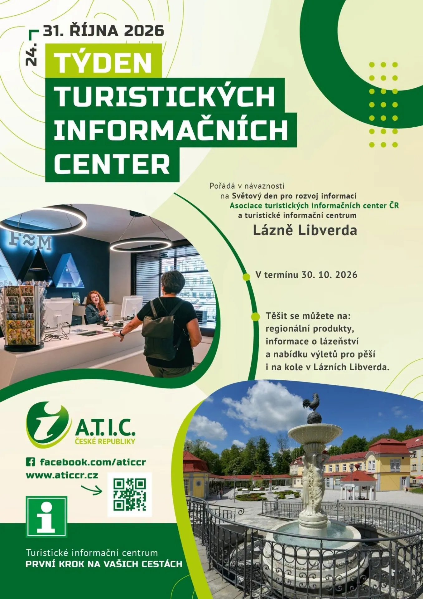 T&yacute;den TURISTICK&Yacute;CH INFORMAČN&Iacute;CH CENTER v L&aacute;zn&iacute;ch Libverda